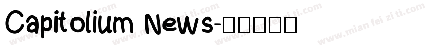 Capitolium News字体转换